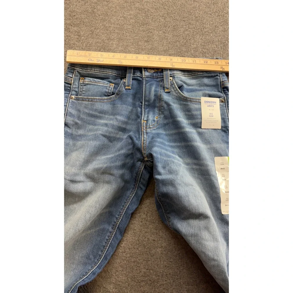 Denizen from Levis 216 Slim Fit Jeans Mens 28x30 Medium Wash Blue Denim NWT